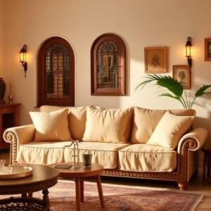 Salon marocain simple au mètre